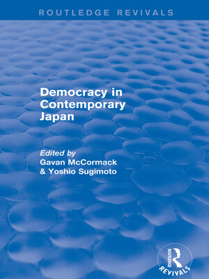 cover image of Democracy in Contemporary Japan